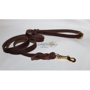 Guinzaglio in morbido cuoio