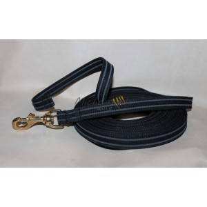 rubberized nylon long leash