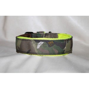 Collare in nylon con tessuto