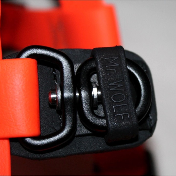harness in biothane for tracking dogs