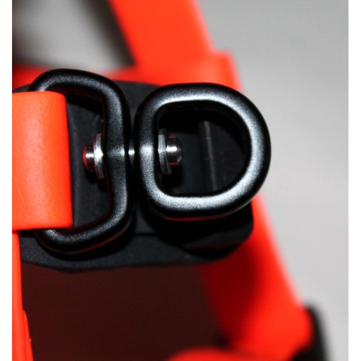 harness in biothane for tracking dogs