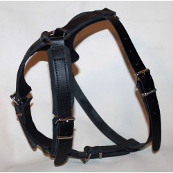 reinforced leather harness for defense