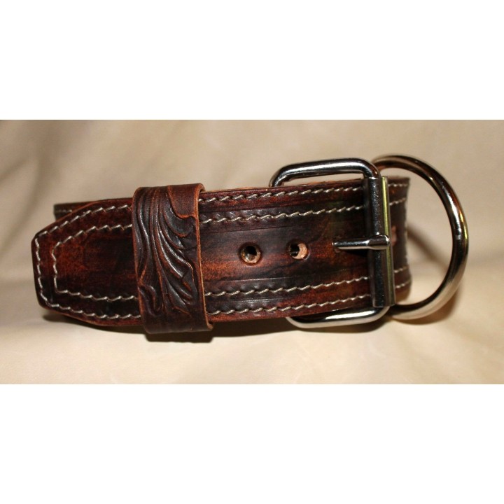 leather collar for large dogs