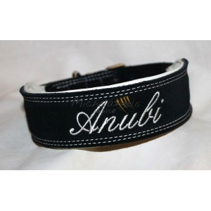 Collare in pelle con Nome...