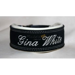 Collare in pelle con Nome...