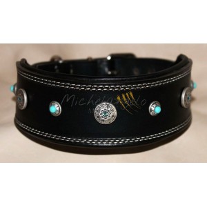 Collare Lilith in cuoio e...