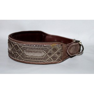 Collare Percival in cuoio e...