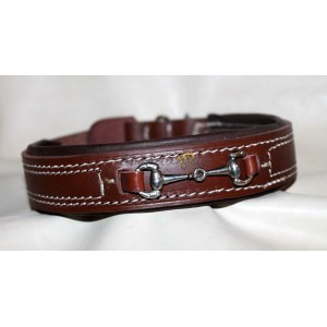 Leather collar Cheval