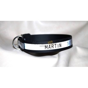 Collare in Biothane inciso