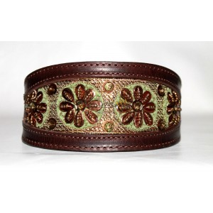 Collare Melissa in pelle...