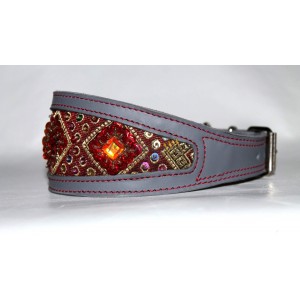 Collare Lucrezia in pelle...