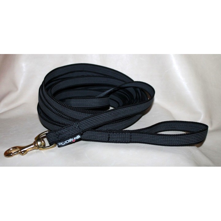 rubberized nylon long leash