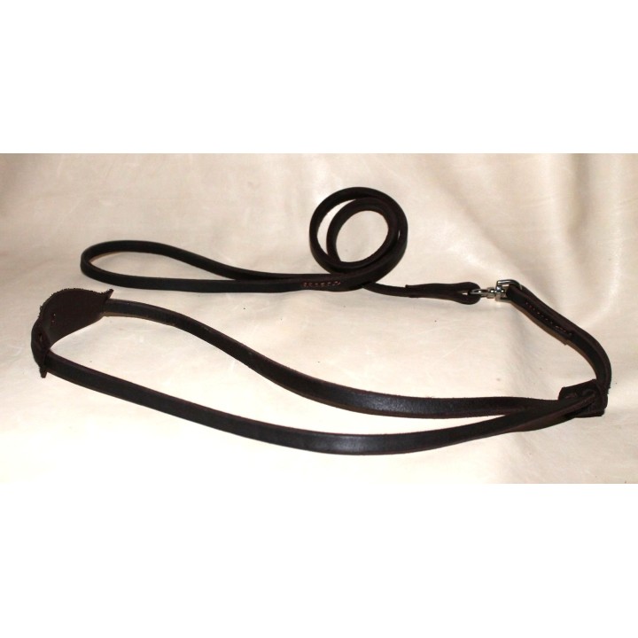 Leather leash for dog show