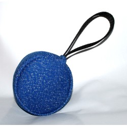 synthetic fabric ball with handle