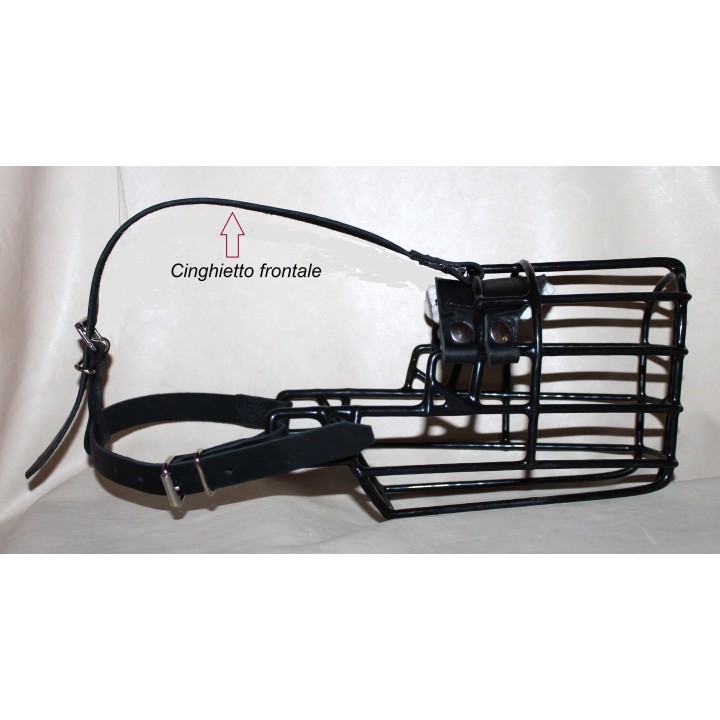 leather strap front for muzzles
