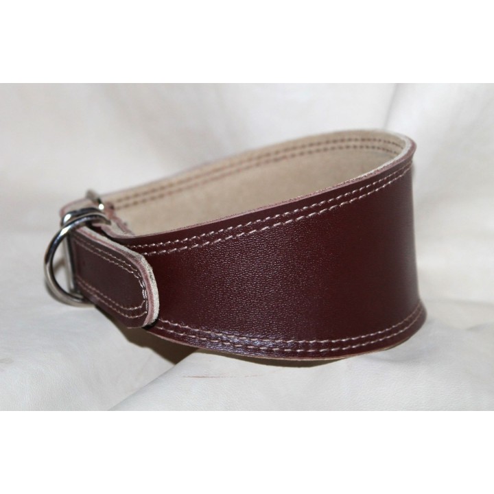 collar genuine leather for greyhound