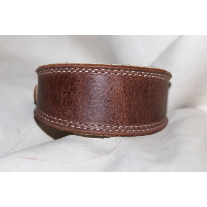 collar genuine leather for whippet