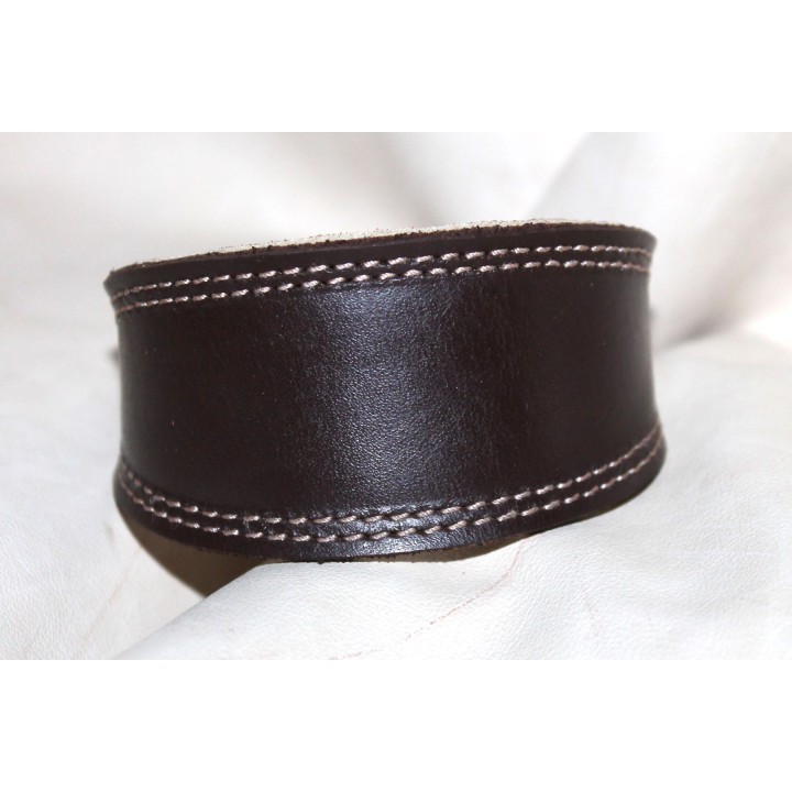 collar genuine leather for whippet