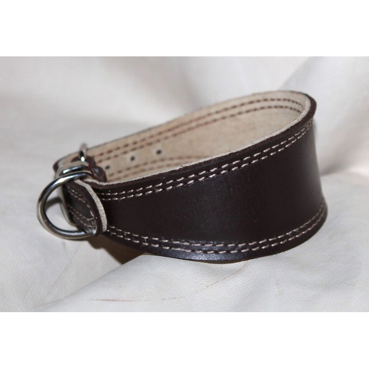 collar genuine leather for whippet