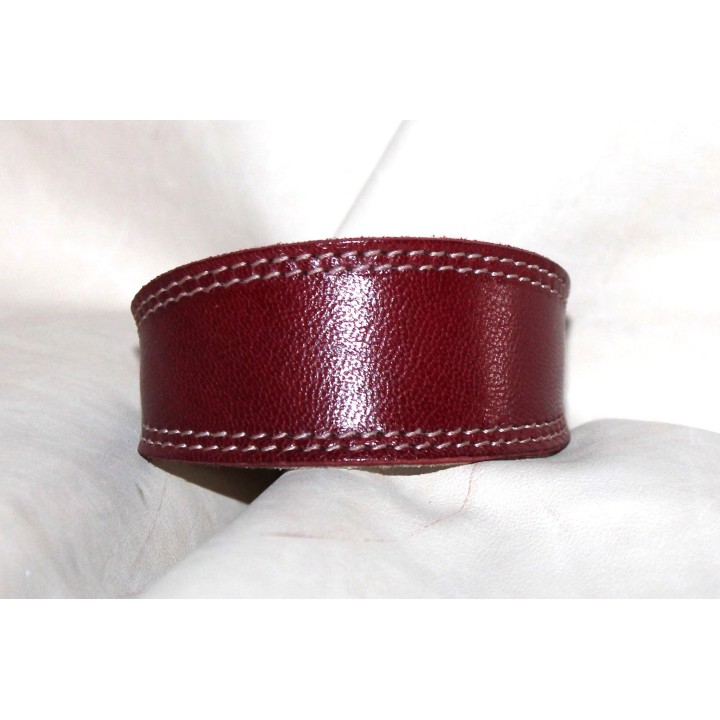 collar genuine leather for whippet