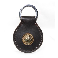 bull terrier key ring