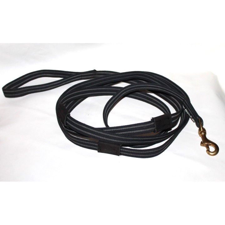 rubberized nylon long leash