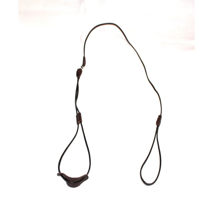 Leather leash for dog show