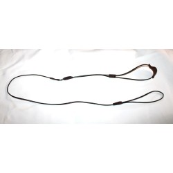 Leather leash for dog show