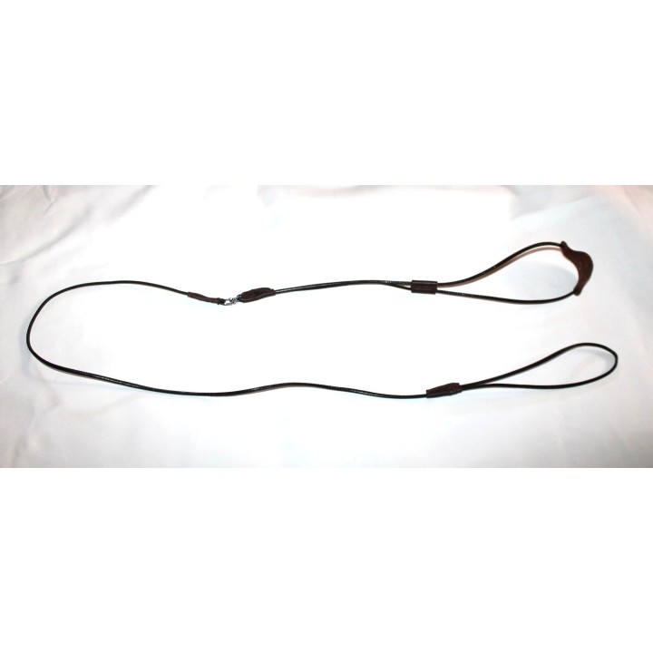 Leather leash for dog show