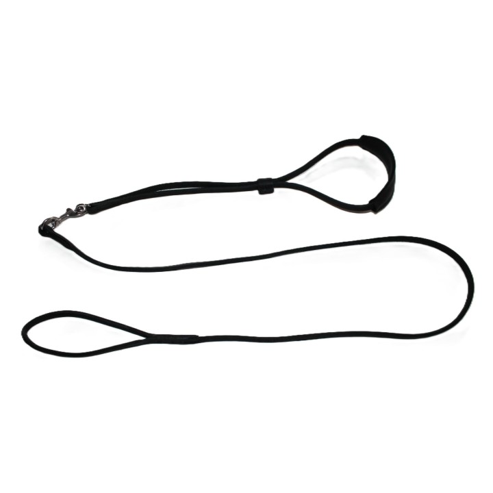 Leather leash for dog show