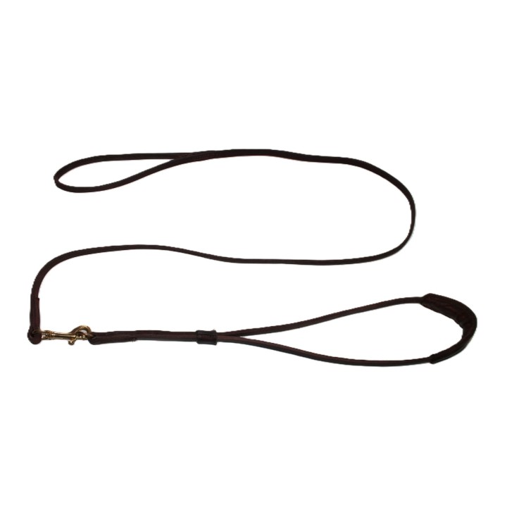 Leather leash for dog show