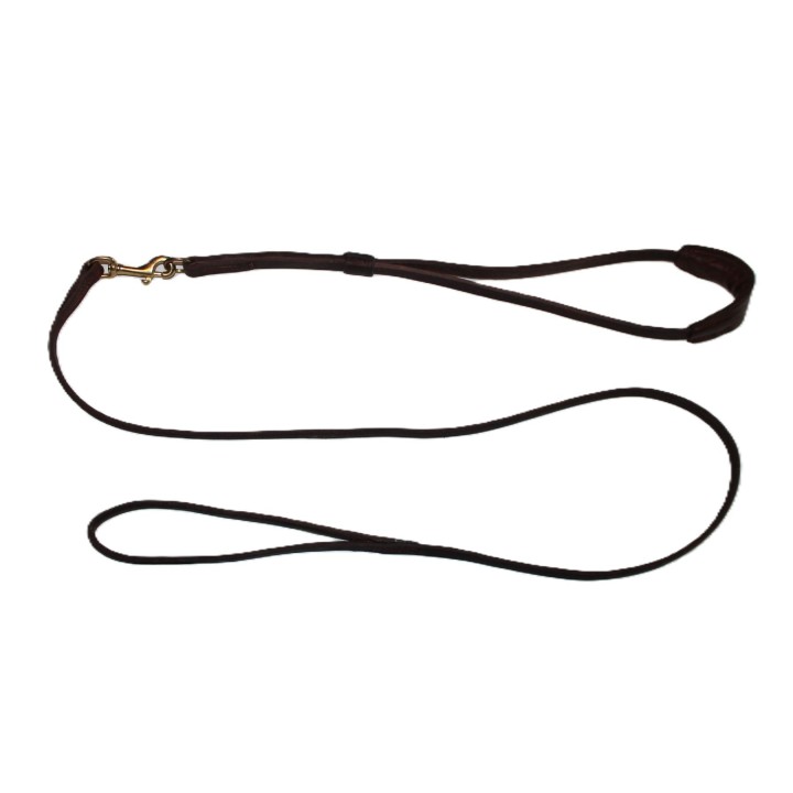 Leather leash for dog show