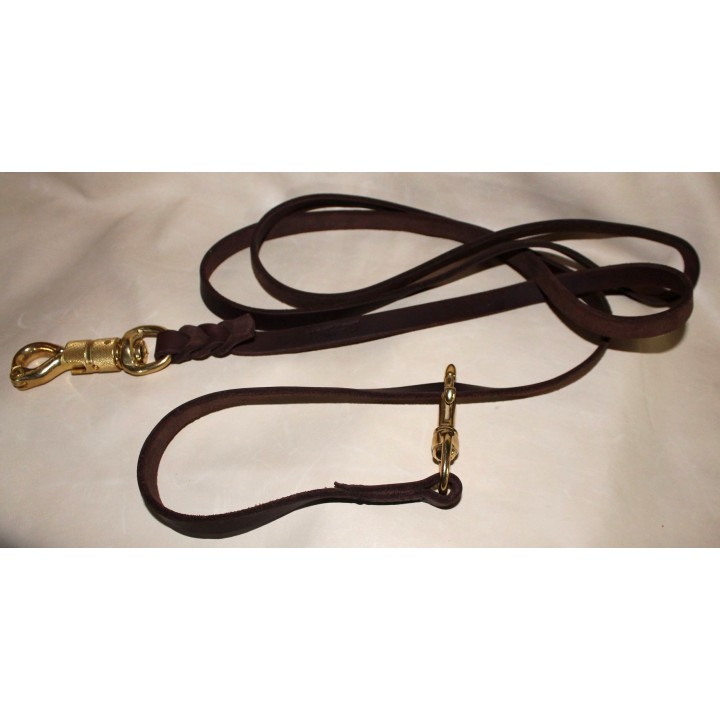 leather leash for molossian dogs