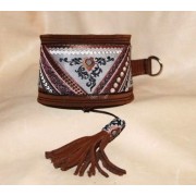 With martingale collars for Greyhound